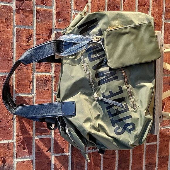 Steve Madden Handbags - Olive Green Steve Madden Weekender Bag NWT
